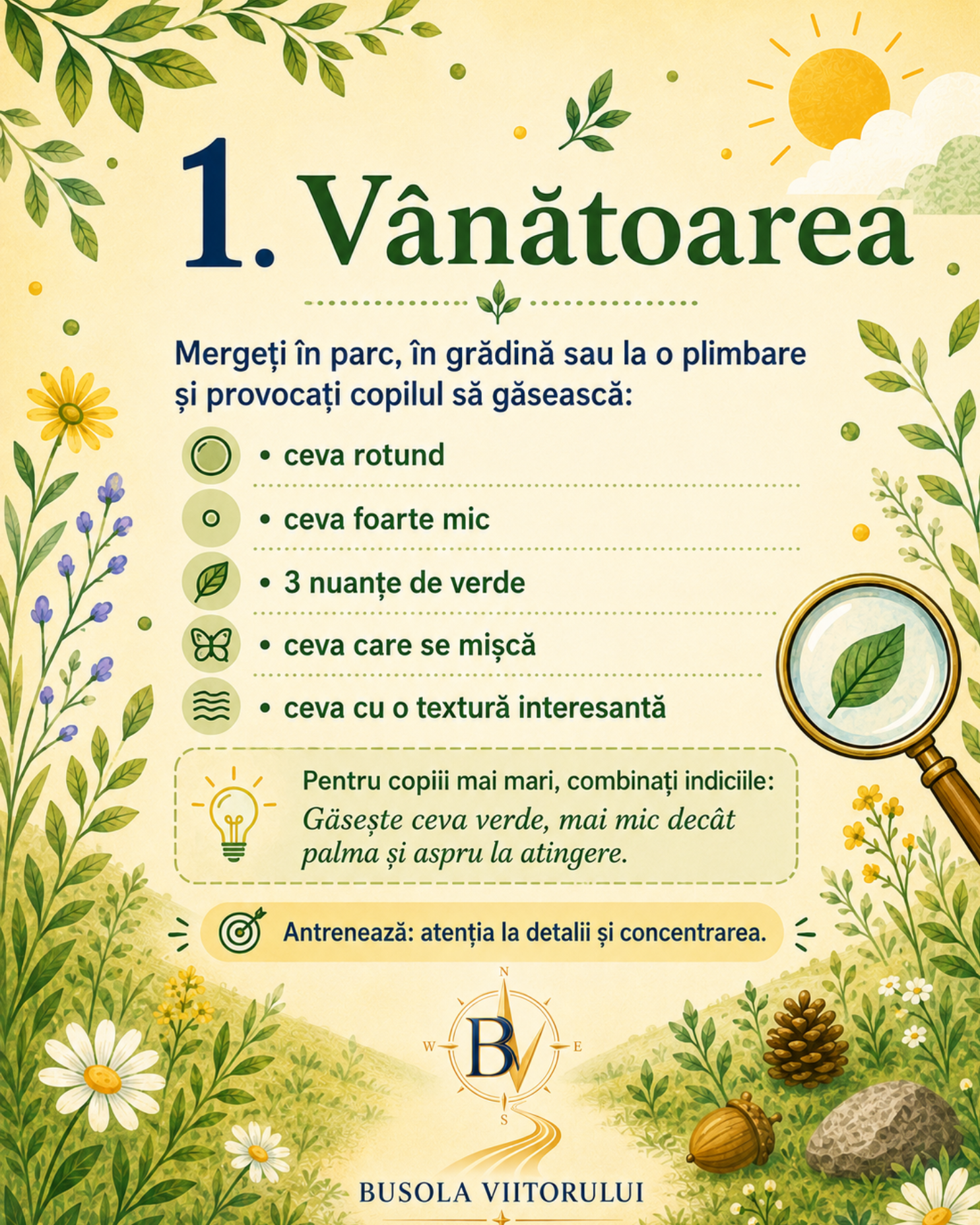 Jocuri în natură 1 — activitate 2